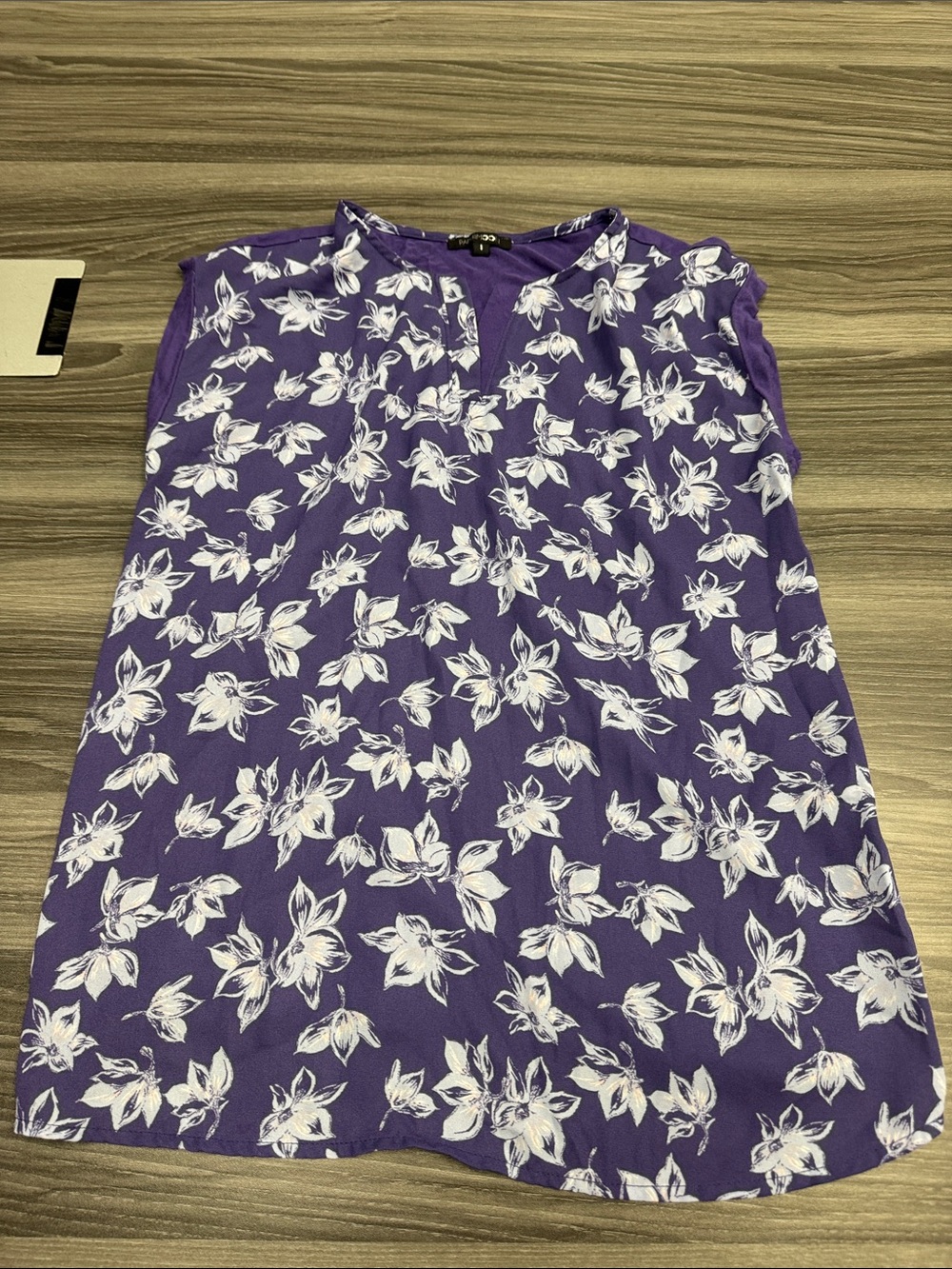 Papermoon Purple Floral Sleeveless Camisole Top